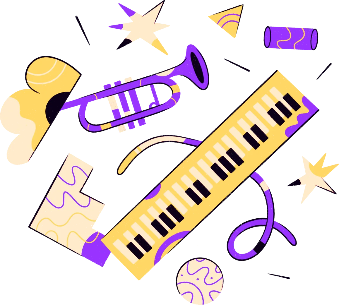 music illustration